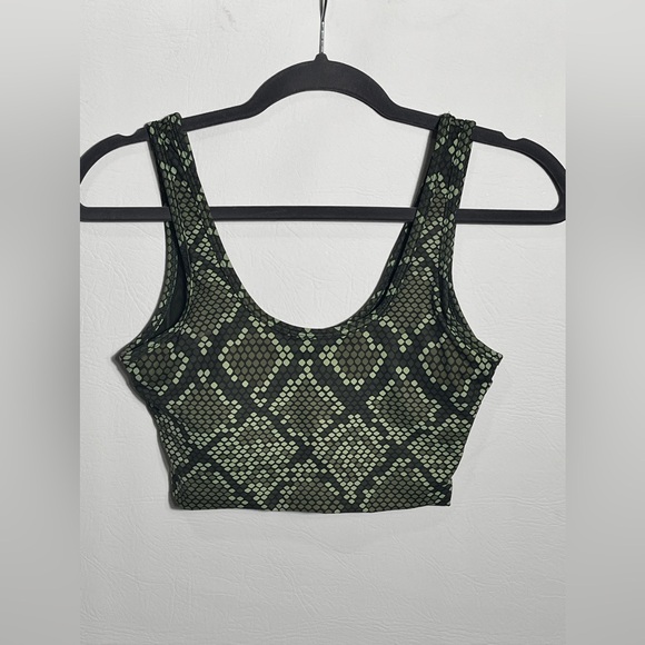 Balance Athletica sports bra with padded inserts in “viper” green Small - Picture 2 of 7